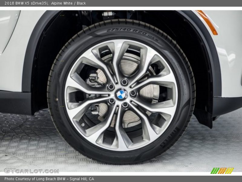 Alpine White / Black 2018 BMW X5 sDrive35i