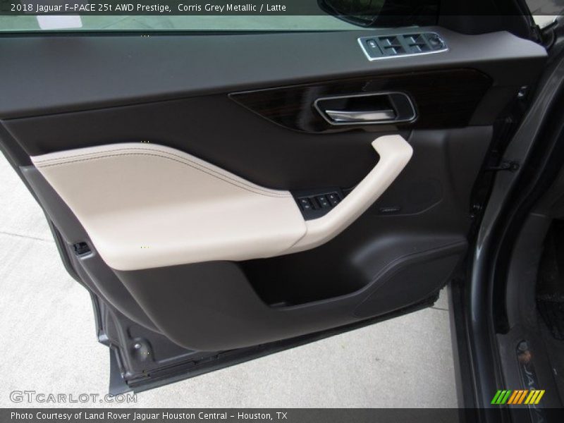 Corris Grey Metallic / Latte 2018 Jaguar F-PACE 25t AWD Prestige