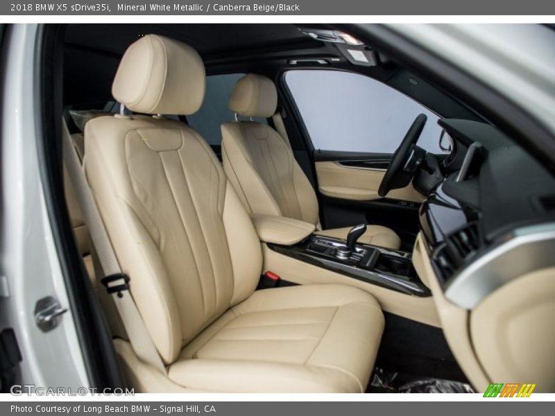 Mineral White Metallic / Canberra Beige/Black 2018 BMW X5 sDrive35i