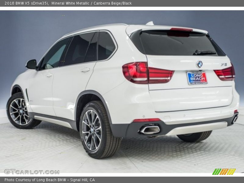 Mineral White Metallic / Canberra Beige/Black 2018 BMW X5 sDrive35i