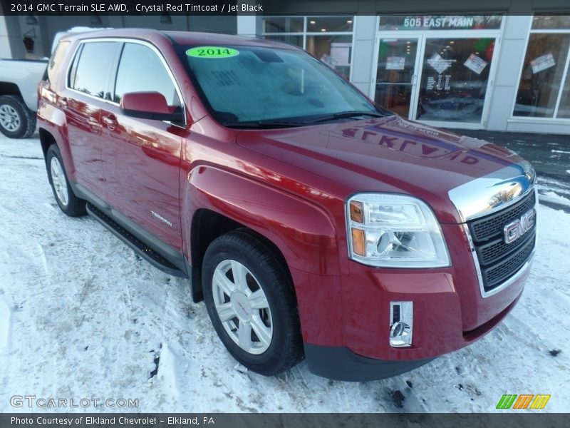 Crystal Red Tintcoat / Jet Black 2014 GMC Terrain SLE AWD