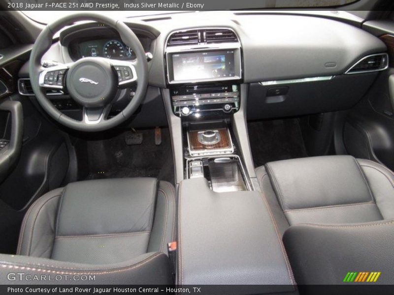 Indus Silver Metallic / Ebony 2018 Jaguar F-PACE 25t AWD Prestige