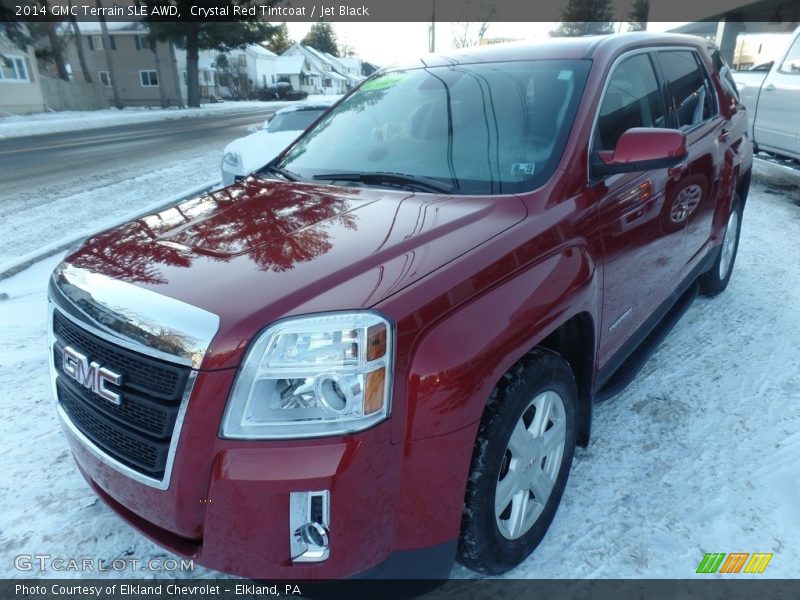 Crystal Red Tintcoat / Jet Black 2014 GMC Terrain SLE AWD