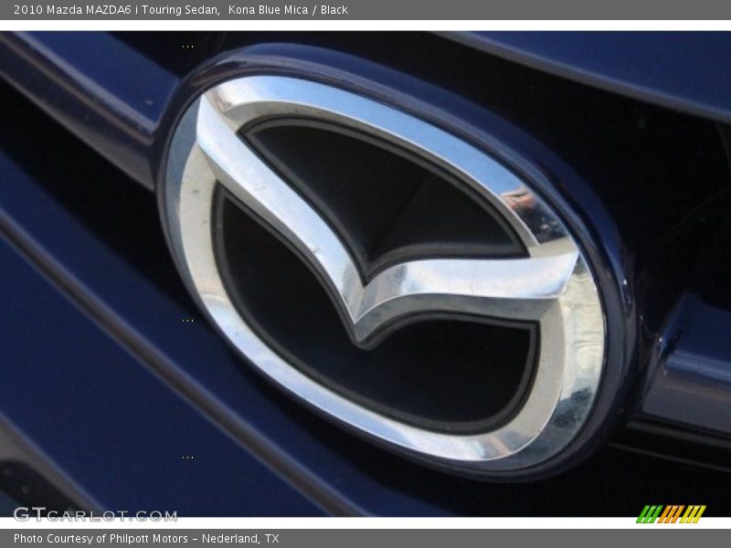Kona Blue Mica / Black 2010 Mazda MAZDA6 i Touring Sedan