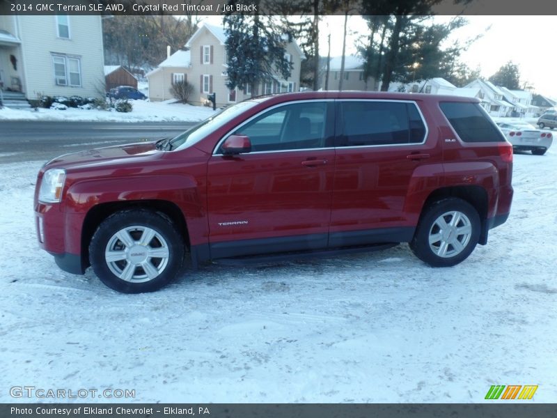 Crystal Red Tintcoat / Jet Black 2014 GMC Terrain SLE AWD