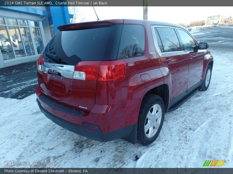 Crystal Red Tintcoat / Jet Black 2014 GMC Terrain SLE AWD