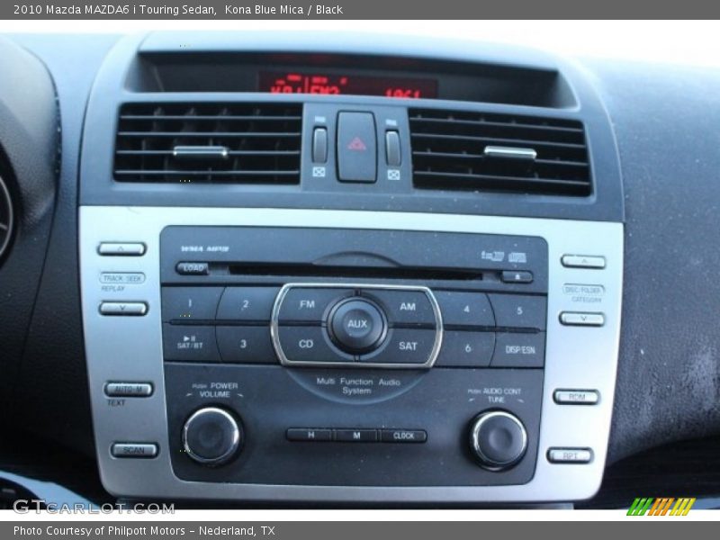 Kona Blue Mica / Black 2010 Mazda MAZDA6 i Touring Sedan