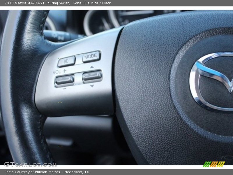 Kona Blue Mica / Black 2010 Mazda MAZDA6 i Touring Sedan