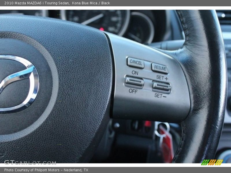 Kona Blue Mica / Black 2010 Mazda MAZDA6 i Touring Sedan