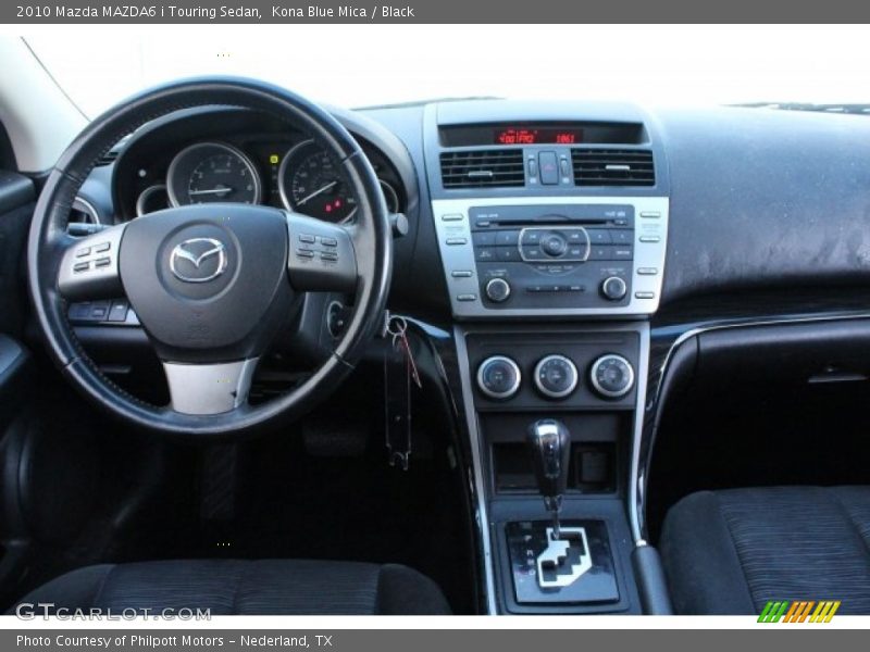 Kona Blue Mica / Black 2010 Mazda MAZDA6 i Touring Sedan