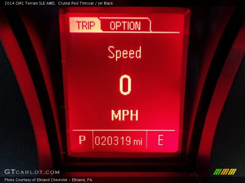 Crystal Red Tintcoat / Jet Black 2014 GMC Terrain SLE AWD