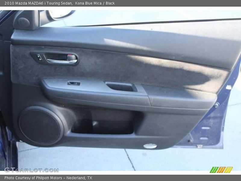 Kona Blue Mica / Black 2010 Mazda MAZDA6 i Touring Sedan