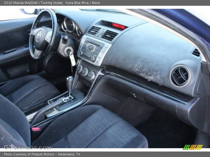 Kona Blue Mica / Black 2010 Mazda MAZDA6 i Touring Sedan