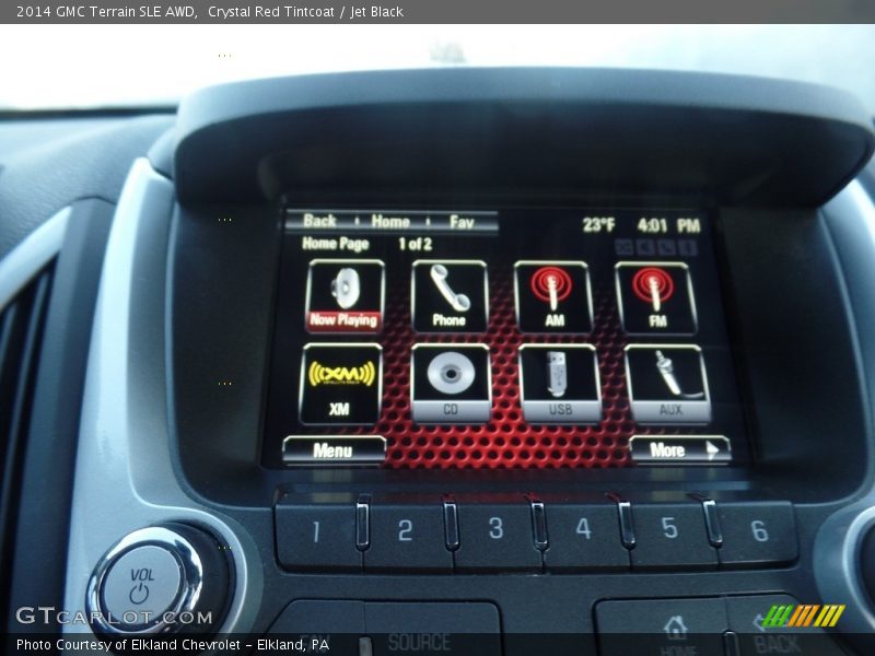 Crystal Red Tintcoat / Jet Black 2014 GMC Terrain SLE AWD