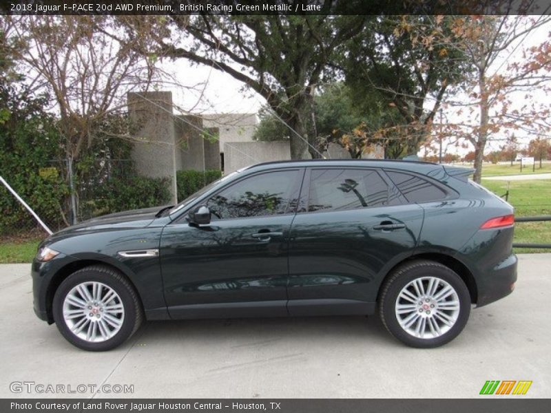  2018 F-PACE 20d AWD Premium British Racing Green Metallic