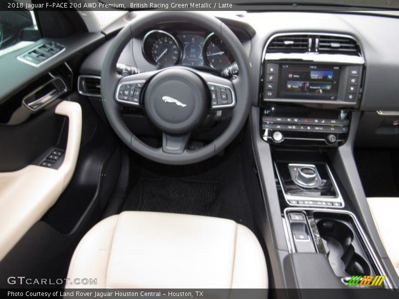Dashboard of 2018 F-PACE 20d AWD Premium