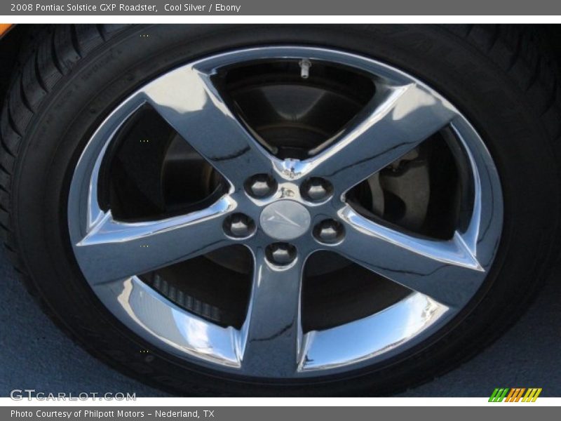 Cool Silver / Ebony 2008 Pontiac Solstice GXP Roadster