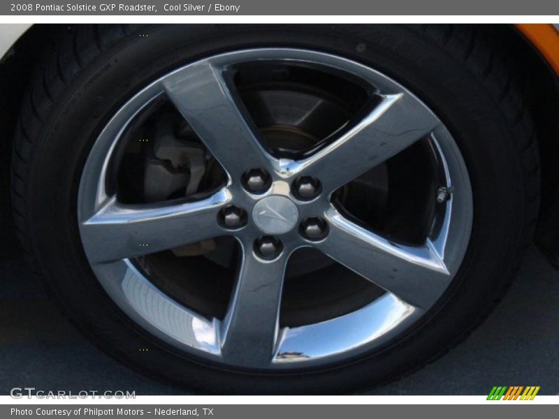 Cool Silver / Ebony 2008 Pontiac Solstice GXP Roadster