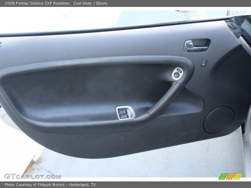 Cool Silver / Ebony 2008 Pontiac Solstice GXP Roadster