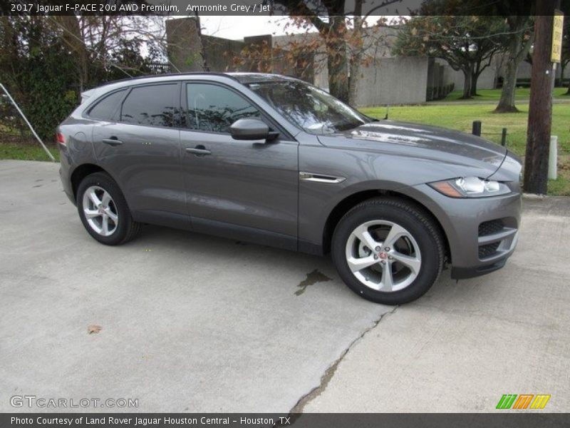 Ammonite Grey / Jet 2017 Jaguar F-PACE 20d AWD Premium