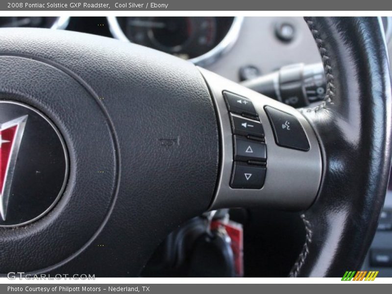 Cool Silver / Ebony 2008 Pontiac Solstice GXP Roadster