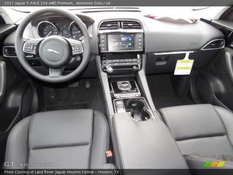 Ammonite Grey / Jet 2017 Jaguar F-PACE 20d AWD Premium