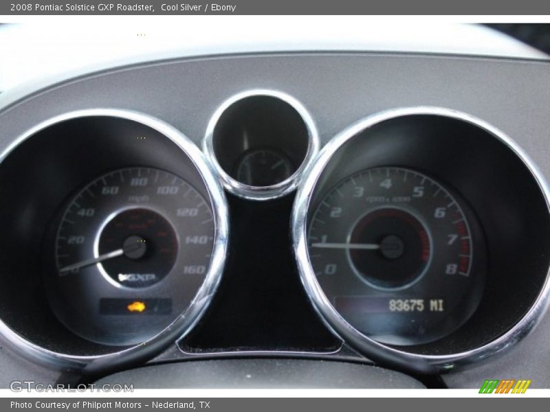 Cool Silver / Ebony 2008 Pontiac Solstice GXP Roadster