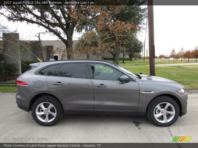 Ammonite Grey / Jet 2017 Jaguar F-PACE 20d AWD Premium