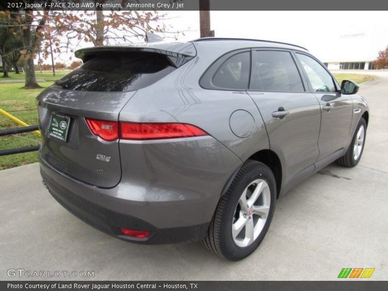 Ammonite Grey / Jet 2017 Jaguar F-PACE 20d AWD Premium