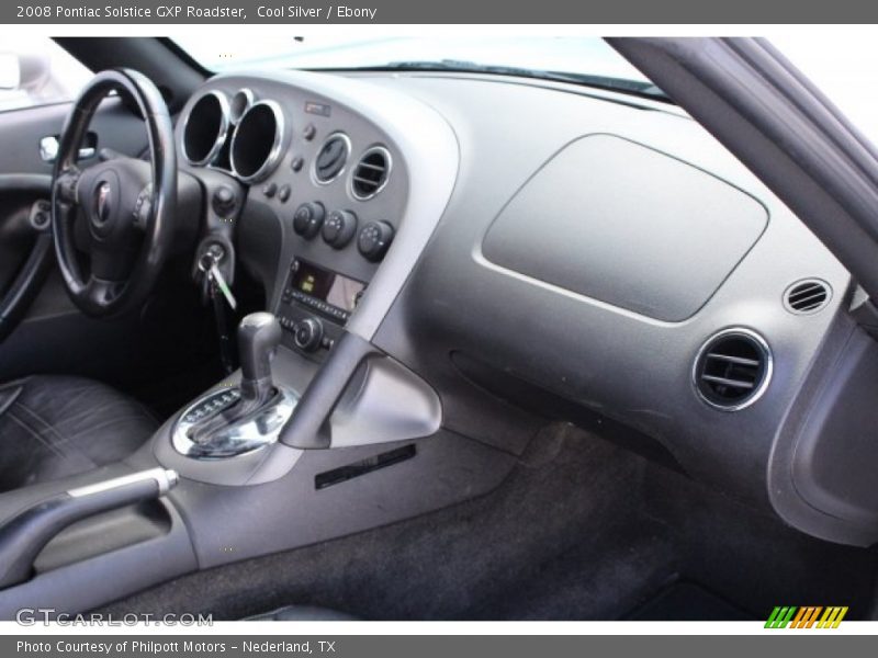 Cool Silver / Ebony 2008 Pontiac Solstice GXP Roadster