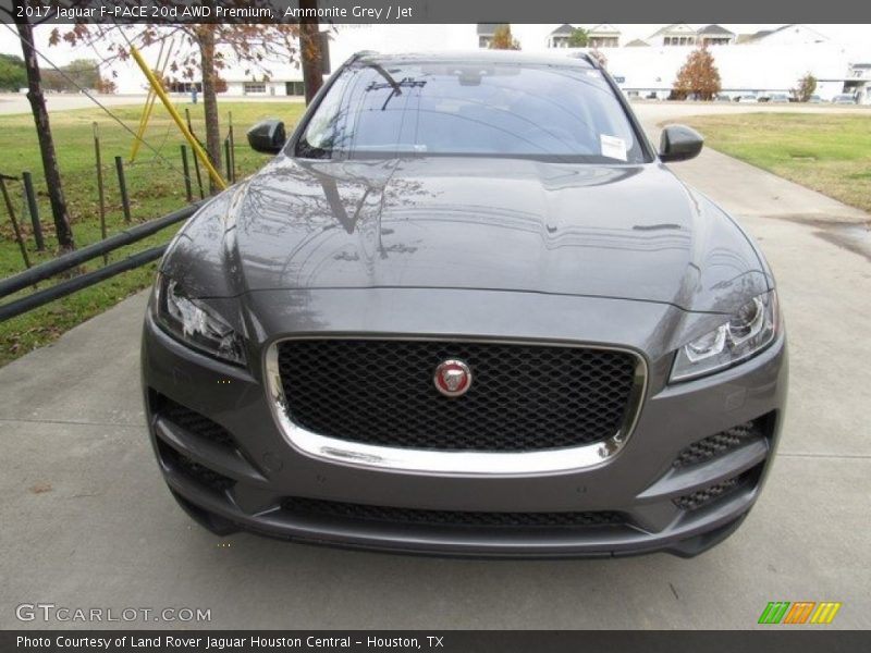 Ammonite Grey / Jet 2017 Jaguar F-PACE 20d AWD Premium