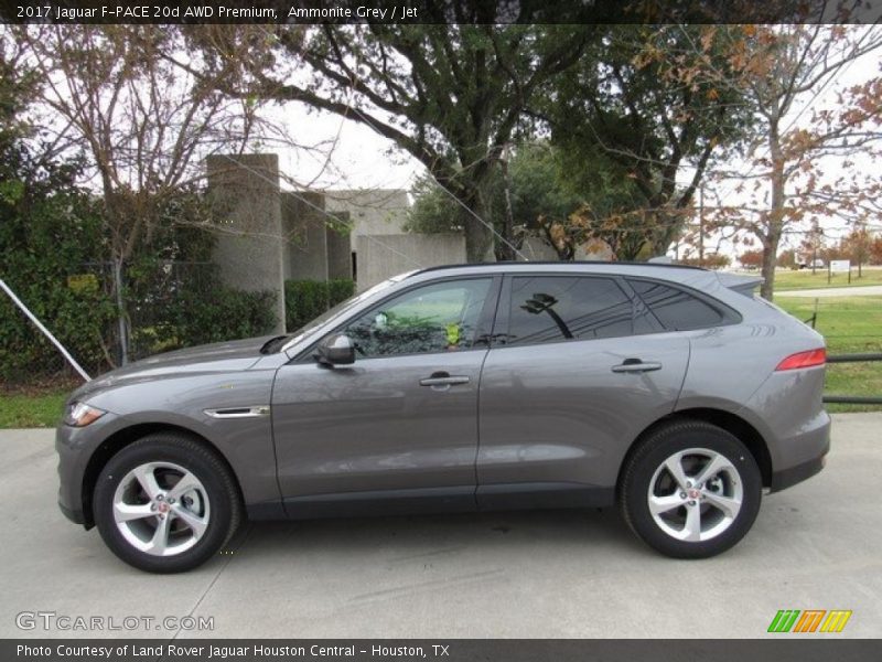 Ammonite Grey / Jet 2017 Jaguar F-PACE 20d AWD Premium