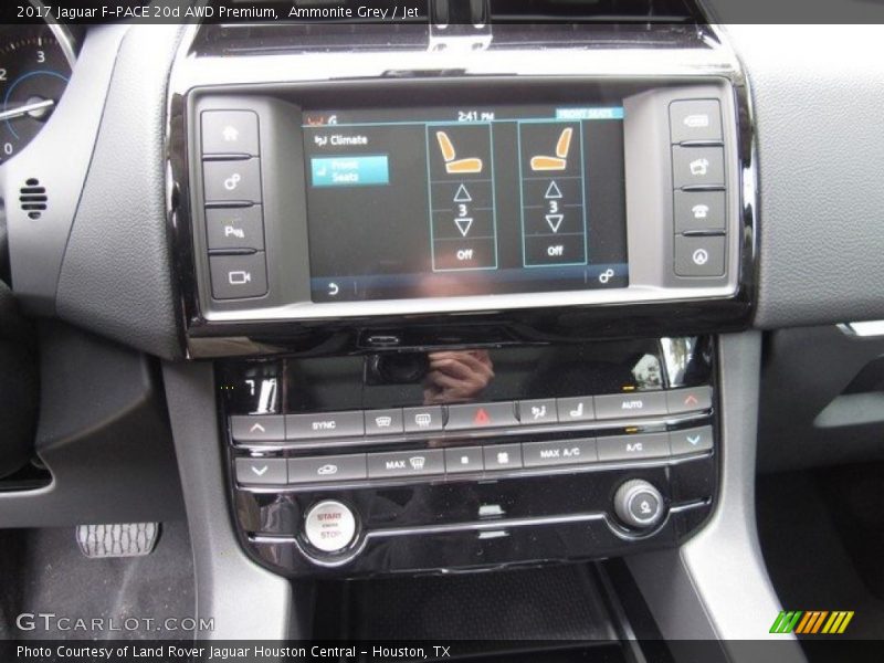 Ammonite Grey / Jet 2017 Jaguar F-PACE 20d AWD Premium