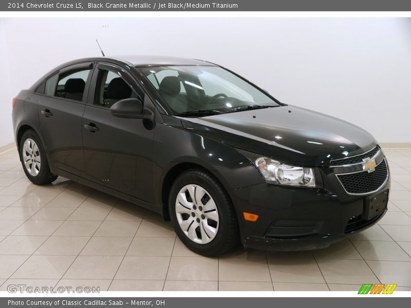 Black Granite Metallic / Jet Black/Medium Titanium 2014 Chevrolet Cruze LS
