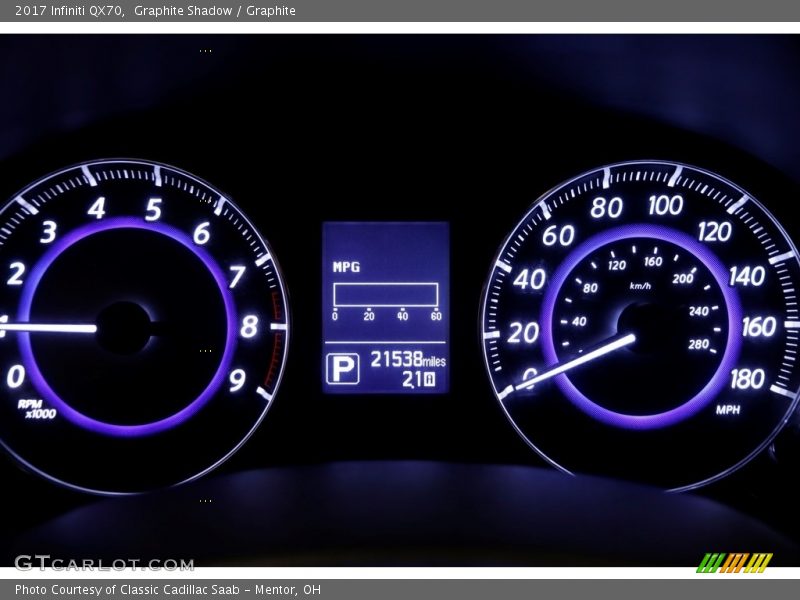  2017 QX70   Gauges