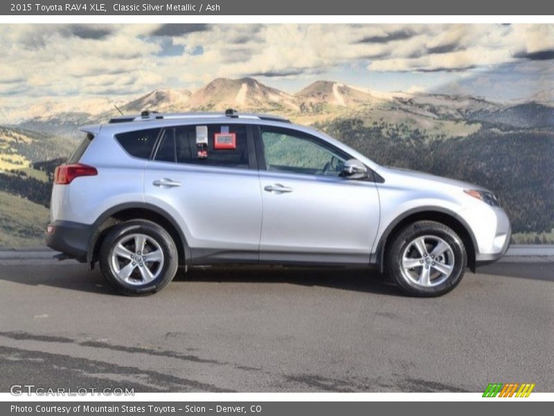 Classic Silver Metallic / Ash 2015 Toyota RAV4 XLE