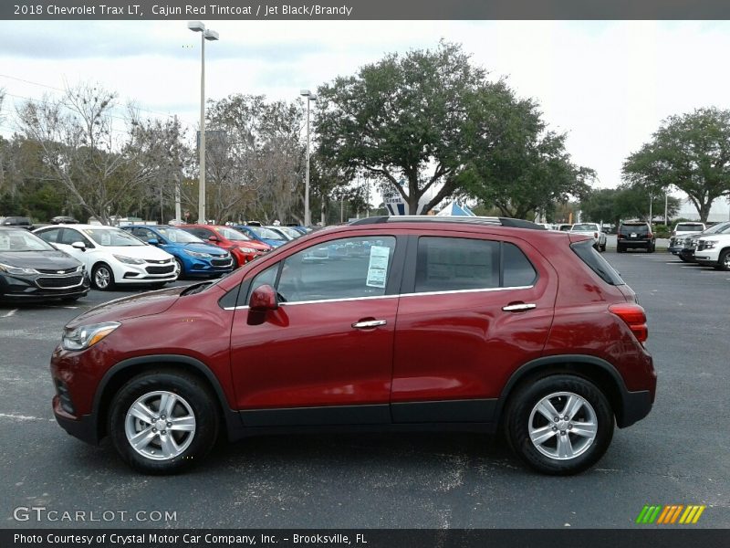 Cajun Red Tintcoat / Jet Black/Brandy 2018 Chevrolet Trax LT