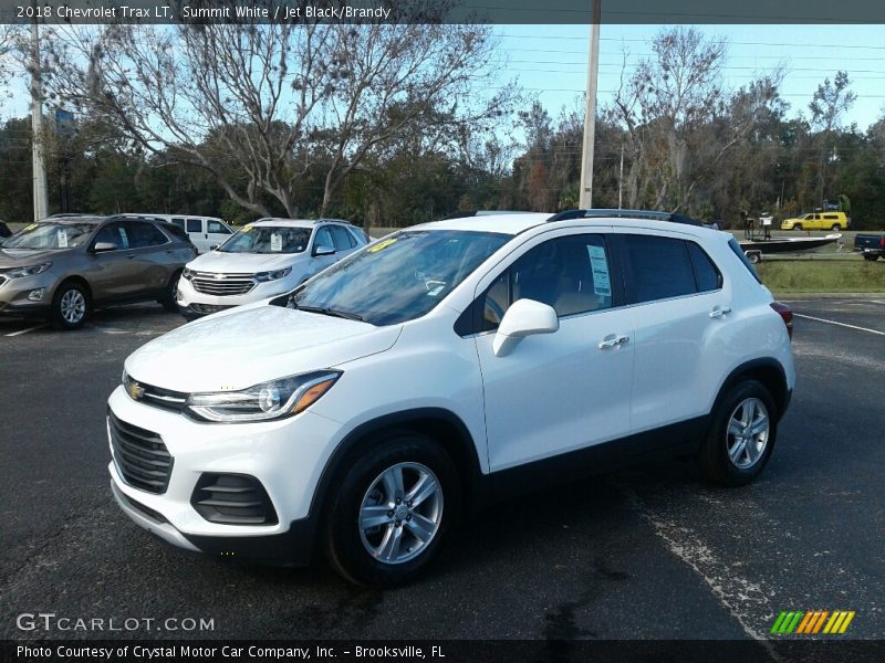 Summit White / Jet Black/Brandy 2018 Chevrolet Trax LT