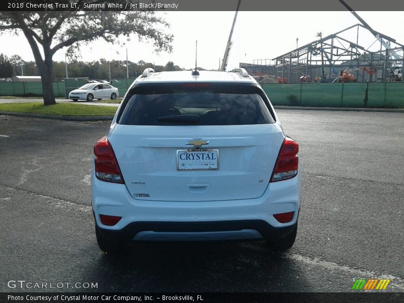 Summit White / Jet Black/Brandy 2018 Chevrolet Trax LT