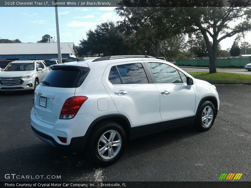 Summit White / Jet Black/Brandy 2018 Chevrolet Trax LT