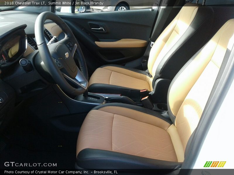 Summit White / Jet Black/Brandy 2018 Chevrolet Trax LT