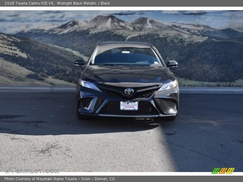 Midnight Black Metallic / Black 2018 Toyota Camry XSE V6