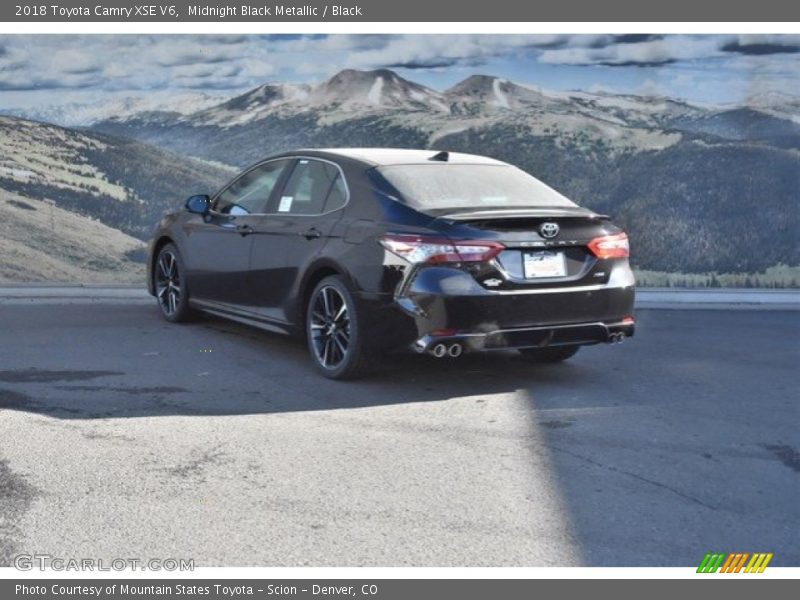 Midnight Black Metallic / Black 2018 Toyota Camry XSE V6