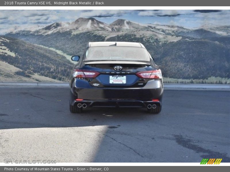 Midnight Black Metallic / Black 2018 Toyota Camry XSE V6