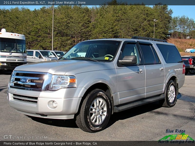 Ingot Silver Metallic / Stone 2011 Ford Expedition EL XLT