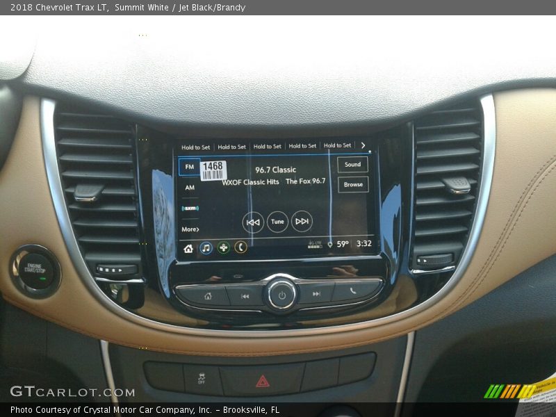 Summit White / Jet Black/Brandy 2018 Chevrolet Trax LT