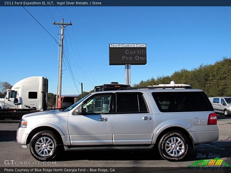 Ingot Silver Metallic / Stone 2011 Ford Expedition EL XLT
