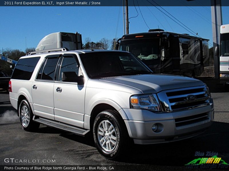 Ingot Silver Metallic / Stone 2011 Ford Expedition EL XLT