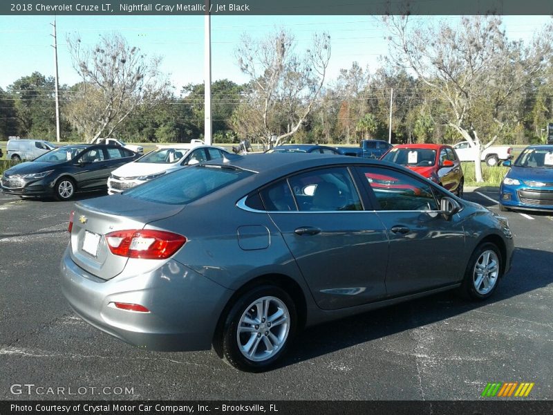 Nightfall Gray Metallic / Jet Black 2018 Chevrolet Cruze LT