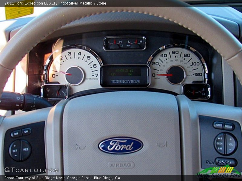 Ingot Silver Metallic / Stone 2011 Ford Expedition EL XLT